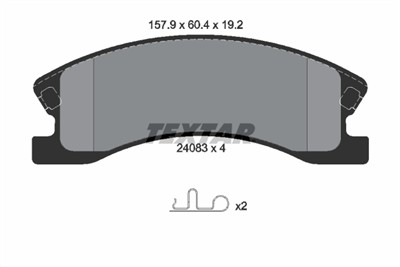 TEXTAR 2408301 Číslo výrobce: 24083. EAN: 4019722267192.