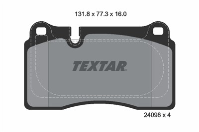 TEXTAR 2409803 Číslo výrobce: 24098. EAN: 4019722311109.