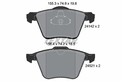 TEXTAR 2414201 Číslo výrobce: 24142. EAN: 4019722287916.