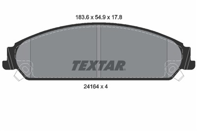 TEXTAR 2416401 Číslo výrobce: 24164. EAN: 4019722275722.