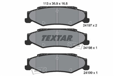TEXTAR 2419701 Číslo výrobce: 24197. EAN: 4019722288210.