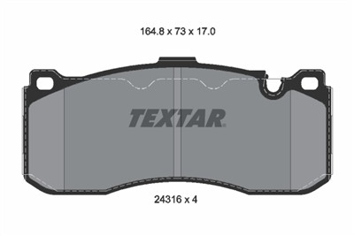 TEXTAR 2431601 Číslo výrobce: 24316. EAN: 4019722304804.