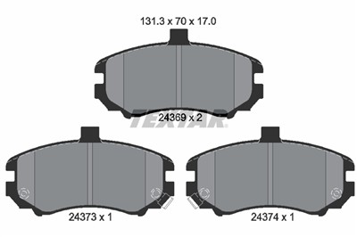 TEXTAR 2436901 Číslo výrobce: 24369. EAN: 4019722289408.