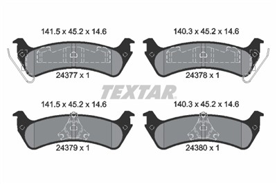 TEXTAR 2437701 Číslo výrobce: 24377. EAN: 4019722288302.