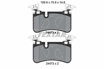 TEXTAR 2447301 Číslo výrobce: 24473. EAN: 4019722434013.