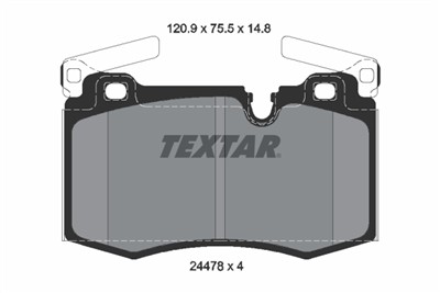 TEXTAR 2447801 Číslo výrobce: 24478. EAN: 4019722376740.
