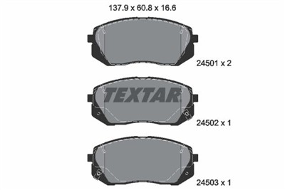 TEXTAR 2450101 Číslo výrobce: 24501. EAN: 4019722283406.
