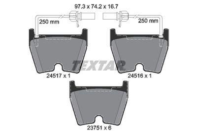TEXTAR 2451701 Číslo výrobce: 23751.