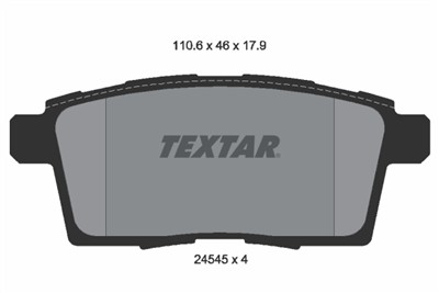 TEXTAR 2454501 Číslo výrobce: 24545. EAN: 4019722289873.