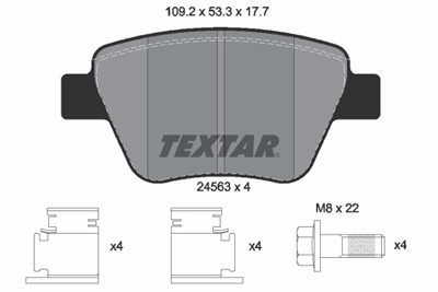 TEXTAR 2456301 Číslo výrobce: 24563. EAN: 4019722305061.