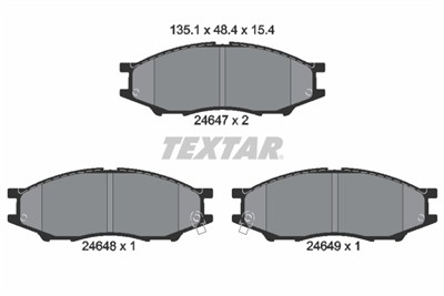 TEXTAR 2464701 Číslo výrobce: 24647. EAN: 4019722443794.