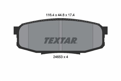 TEXTAR 2465301 Číslo výrobce: 24653. EAN: 4019722305238.