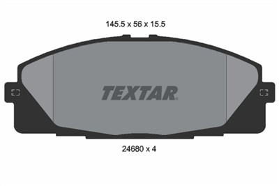TEXTAR 2468001 Číslo výrobce: 24680. EAN: 4019722424007.