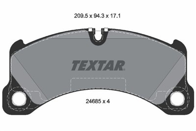 TEXTAR 2468501 Číslo výrobce: 24685. EAN: 4019722414848.