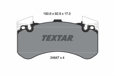 TEXTAR 2484701 Číslo výrobce: 24847. EAN: 4019722406393.
