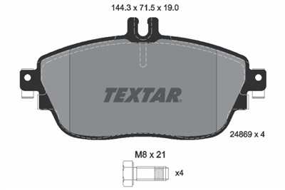TEXTAR 2486901 Číslo výrobce: 24869. EAN: 4019722439544.