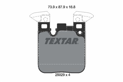 TEXTAR 2502901 Číslo výrobce: 25029. EAN: 4019722465345.
