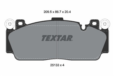 TEXTAR 2513301 Číslo výrobce: 25133. EAN: 4019722436918.
