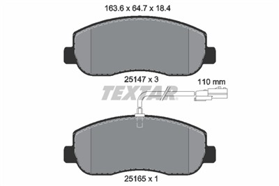 TEXTAR 2514701 Číslo výrobce: 25147. EAN: 4019722406591.