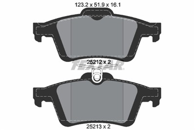 TEXTAR 2521201 Číslo výrobce: 25212. EAN: 4019722416453.