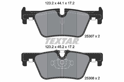 TEXTAR 2530701 Číslo výrobce: 25307. EAN: 4019722439537.