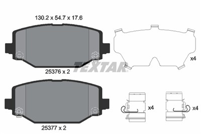 TEXTAR 2537601 Číslo výrobce: 25376. EAN: 4019722452574.