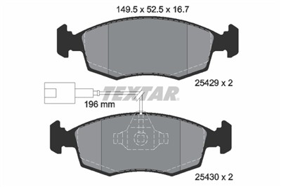 TEXTAR 2542901 Číslo výrobce: 25429. EAN: 4019722439650.