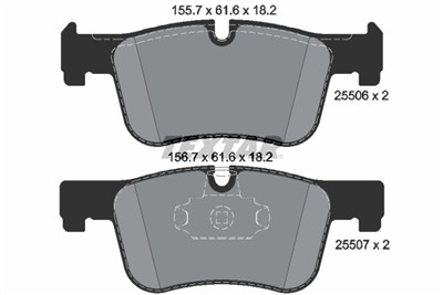 TEXTAR 2550601 Číslo výrobce: 25506. EAN: 4019722439520.
