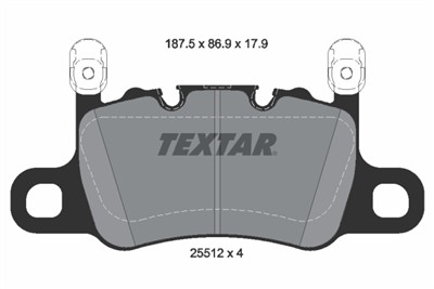 TEXTAR 2551205 Číslo výrobce: 25512. EAN: 4019722572302.