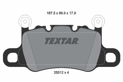 TEXTAR 2551201 Číslo výrobce: 25512. EAN: 4019722465352.