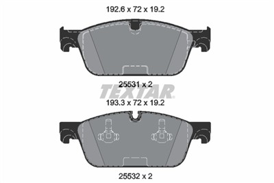 TEXTAR 2553101 Číslo výrobce: 25531. EAN: 4019722445460.