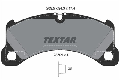 TEXTAR 2570101 Číslo výrobce: 25701. EAN: 4019722463709.