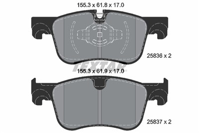 TEXTAR 2583601 Číslo výrobce: 25836. EAN: 4019722458453.