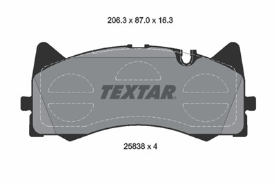 TEXTAR 2583801 Číslo výrobce: 25838. EAN: 4019722520259.