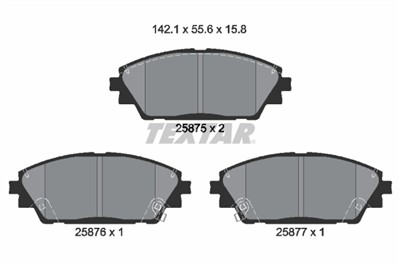 TEXTAR 2587501 Číslo výrobce: 25875. EAN: 4019722465215.