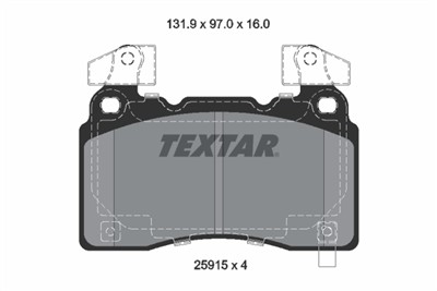 TEXTAR 2591503 Číslo výrobce: 25915. EAN: 4019722545184.