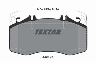 TEXTAR 2612801 Číslo výrobce: 26128. EAN: 4019722545368.