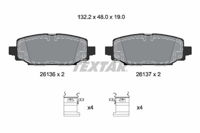 TEXTAR 2613601 Číslo výrobce: 26136. EAN: 4019722543692.