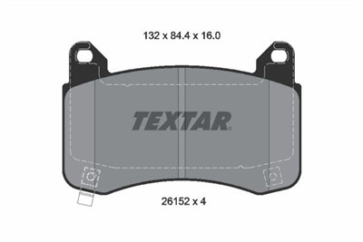 TEXTAR 2615201 Číslo výrobce: 26152. EAN: 4019722549298.