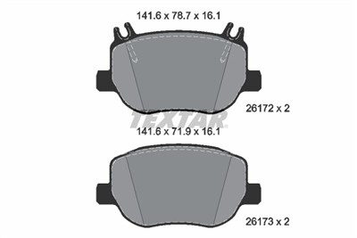 TEXTAR 2617201 Číslo výrobce: 26172. EAN: 4019722590542.