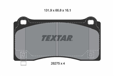 TEXTAR 2627501 Číslo výrobce: 26275. EAN: 4019722549274.