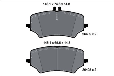 TEXTAR 2640201 Číslo výrobce: 26402. EAN: 4019722574245.