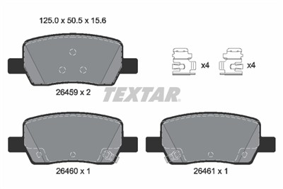TEXTAR 2645901 Číslo výrobce: 26459. EAN: 4019722573989.