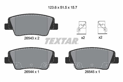 TEXTAR 2654301 Číslo výrobce: 26543. EAN: 4019722575358.