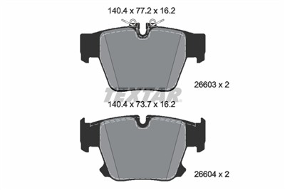 TEXTAR 2660301 Číslo výrobce: 26603. EAN: 4019722603730.