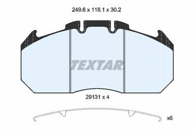 TEXTAR 2913105 Číslo výrobce: 29131. EAN: 4019722239397.