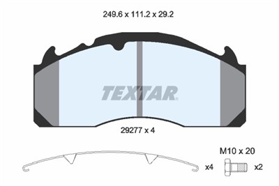 TEXTAR 2927705 Číslo výrobce: 29277. EAN: 4019722553967.