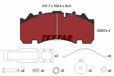 TEXTAR 2930701 Číslo výrobce: 29307. EAN: 4019722435713.