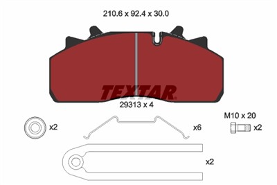 TEXTAR 2931301 Číslo výrobce: 29313. EAN: 4019722456992.