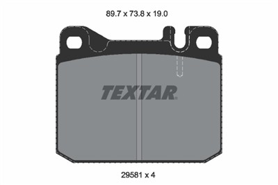 TEXTAR 2958105 Číslo výrobce: 29581. EAN: 4019722290558.